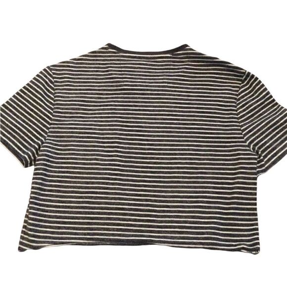 Banana Republic Striped Crop T-shirt Size Small - Picture 3 of 3